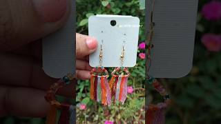 🤩Diy Exclusive Earring🤩  #diy #handmade #jewellery #youtubeshorts #ytshorts #music