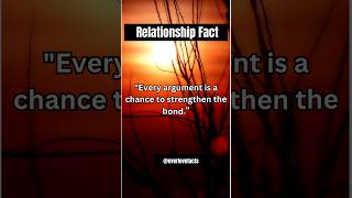 Relationship Facts💞 Every argument is to...❤ #couple  #facts #relationshipfacts #shorts