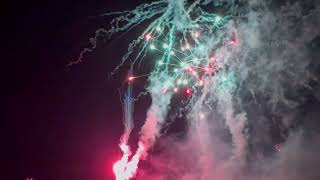 Bognor Regis football club fireworks display in October 2024