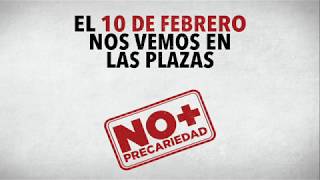 Concentraciones contra la precariedad en más de 30 ciudades del Estado español el 10 de febrero