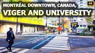 Exploring Downtown Montreal: Walk on Viger & University Ave/Balade matinale sur Viger et Université