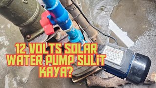 murang water pump solar set up..