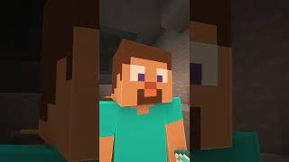 Steve Encounter Herobrine in MINECRAFT! #shorts