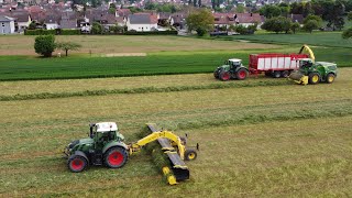 Mit voll Gas in den 1.Schnitt 2022 |Gras Häckseln für eine BGA | Lohnunternehmen Martin Schmid