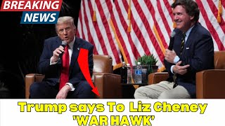 Trump on Liz Cheney: Would She Be a ‘War Hawk’ With Guns Pointed at Her?