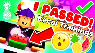 How to PASS TRAININGS at Kecai on ROBLOX! *(LR PERSPECTIVE OF KECAI TRAININGS!)