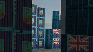 Montserrat export import container video short footage!