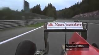 F1 2015 Belgium Spa Sebastian Vettel Puncture