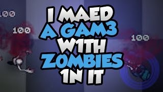 Lets Play I Made A Game With Zombies In It! - Xbox Like Indie Marketplace Game (Gameplay / Review)