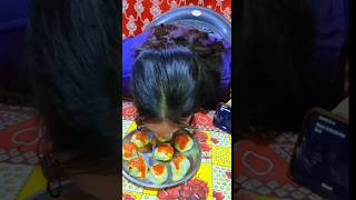 No hands eating momos challenge #shorts #minivlog #vlog #viral