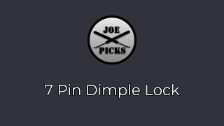 [31] Unbranded 7 Pin Dimple Lock Picked