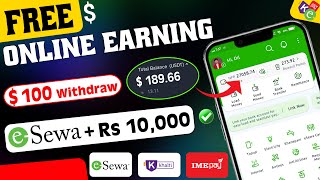 $13 Received Instantly 💰 Online Earning App In Nepal | How to Earn Money Online | esewa Earning App