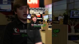 14 year-old CEO rejects a 30 Million Dollar Buyout Offer For His Business 🤯