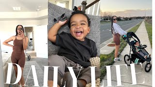 baby’s first ear infection, new hair, H&M toddler, tj maxx/homegoods haul, work travel prep | VLOG