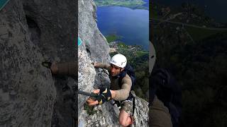 Amazing Via ferrata in Drachenwand Austria #alps#shorts#youtubeshorts#climbing#mauntains#nature#best