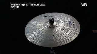 17" Crash Treasure Jazz Agean Cymbals