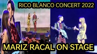 RICO BLANCO CONCERT AND MARIZ RACAL ON STAGE