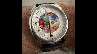 Unboxing & Review:  Barbato Murano Glass Quartz Watch