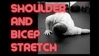 SHOULDER/BICEP STRETCH - THE STRETCH TO HELP WITH POSTURE, LIFTS, & MORE