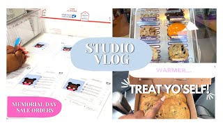 STUDIO VLOG | SOMETIMES YOU JUST GOTTA TREAT YO'SELF, Memorial Day SALE ORDERS | TAWANA SIMONE✿