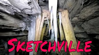 Historic Slate Quarry Underground Manway Death Trap