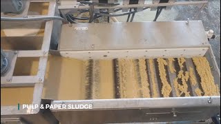 Sludge Thickening with Trident Wave Separator