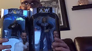 AEW Unmatched Collection CM Punk & Hangman Adam Page Action Figures Review.