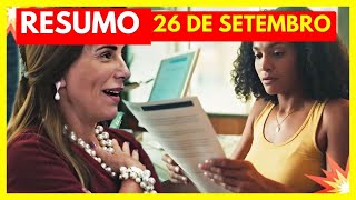 Resumo do Capítulo do dia 26 de Setembro da Novela Terra e Paixão.