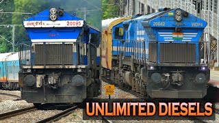 UNLIMITED DIESELS !! 6 in 1 EMD Actions | HUMSAFAR, SIDDHAGANGA, VISHWAMANAVA