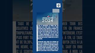 "Élections législatives 2024 : Participation record en France, la plus élevée depuis 1978"