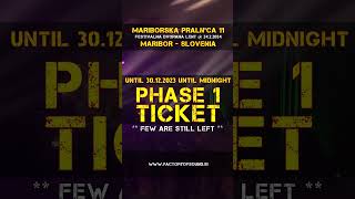 Mariborska praln'ca 11 | Get your ticket | Phase 1 until 30.12.2023