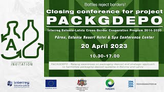 Closing conference for project PACKGDEPO