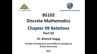 Discrete Mathematics – Ch09 – Part02  الرياضيات المتقطعة - الفصل التاسع - الجزء الثاني