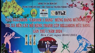 NGỌC KHÁNH vs NAM THANH | Vòng 1/8 Cúp Bida Hữu Sang Bến Cát 2024