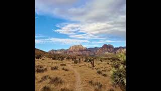 Monsoon Season Brings Beautiful Skies - Red Rock Canyon, Las Vegas #redrockcanyon #emtb