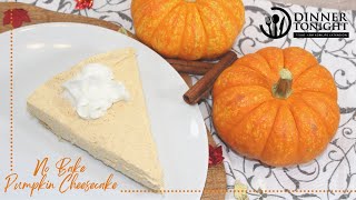 No-Bake Pumpkin Cheesecake