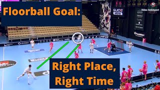 SSL Floorball Goal Analysis: Right Place, Right Time - Storvreta V Falun