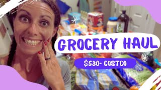 $530 Costco Grocery Haul for a Homeschool Family of 4 |Healthy, Organic, and Holiday Ready!