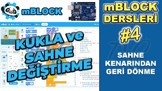 mBlock Kukla Değiştirme, Sahne Arkaplan Değiştirme - mBlock Dersleri