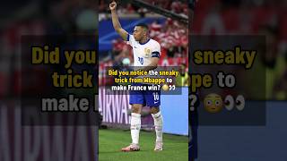 Mbappe's SNEAKY TRICK explained 🧠👀 #football