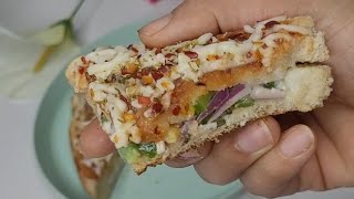 Cheesy Veg Grilled Sandwich | Special cheese sandwich | Sandwich recipe | Special sandwich recipe