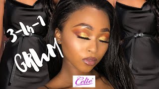 3-In-1 GRWM Ft Celie Hair Brazilian Black Hair