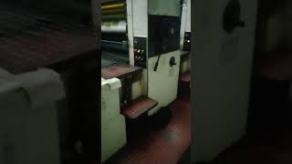 Working Video of Mitsubishi Daiya Offset Printing Machine