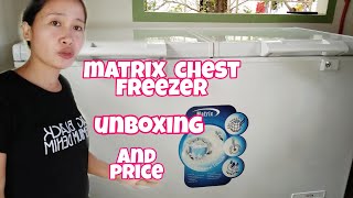 Matrix chest freezer MX-CF363 price in the philippines &unboxing