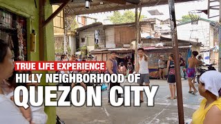 THIS UP AND DOWN NEIGHBORHOOD WILL MAKE YOU SWEAT | Pansol, Quezon city | Real Life Philippines