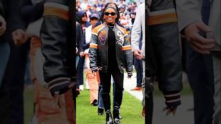 Simone Biles Cheers on Husband Jonathan Owens in a Custom Varsity Jacket at Chicago Bears Game