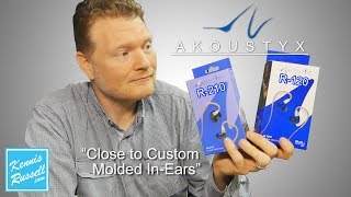 Close to Custom Molded In Ears | Akoustyx In Ear Monitors R-120 / R-210