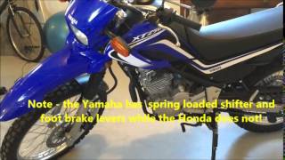 Yamaha XT250 vs Honda CRF250L Review