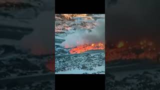 Ísland/eldfjall/hraun - flýtt    Iceland/volcano/lava - accelerated 08.02.2024