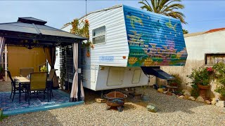 SOLD  5th Wheel on Lot in La Jolla Beach Camp Baja Ensenada Mexico